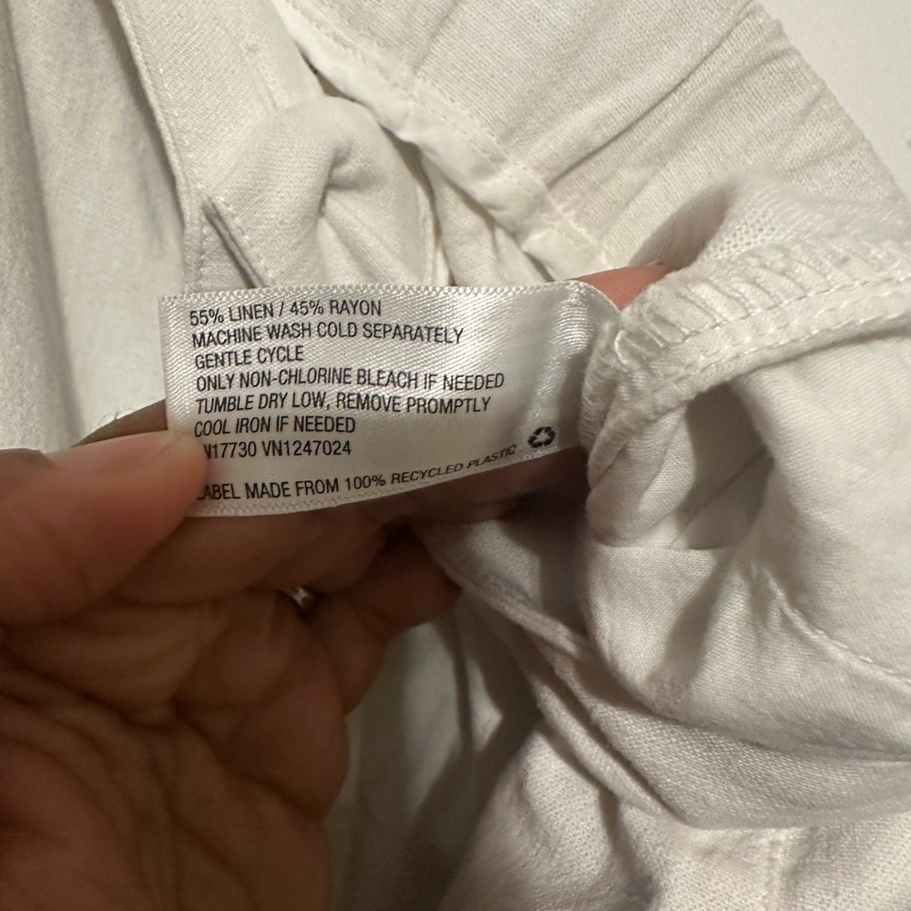 Universal Thread Cream A-Line Skirt with Buttons - Picture 5 of 6